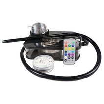 광확산 아크릴 얇은 조명용 쫄대 휴대용 물 담뱃대 세트 LED 조명 시샤 흡연 상자 파이프 완전한 액세서리, [01] As Picture, 1개