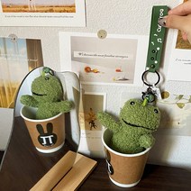 제로드 개구리 동전지갑 키링 열쇠고리 키홀더, 길쭉이 개구리, 1개