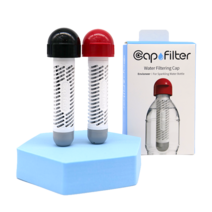 엔바이오니아 캡필터 휴대용 생수병 탄산수병 타입 [2P] - 재난안전 구호용품 등록