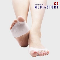 메디앤스토리 실리콘 발가락링패드 보호대, 1개