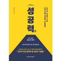 성공력:마흔 전에 성공한 사람들의 16가지 사업의 기술, 라디오북, 정진욱 저