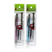 D ETC 곰돌이 샤프 세트 0.5mm 학생 필기 도구 메모 작성, 색상_핑크