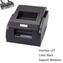 레이저각인 라벨프린터 Xprinter POS 58 USB 및 블루투스 안드로이드 IOS 58mm 열전사 소형 티켓 프린터 지, 05 XP to 58IIL LPT_02 UK