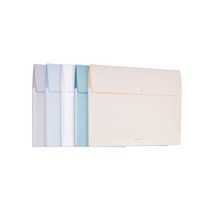 델리 심플 도큐먼트 파일백 8분류 72456, 파스텔그린, 2개