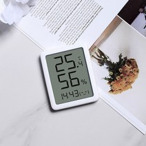 디지털 LCD 대화면 화이트 습도계 온습도계, 상세페이지 참조
