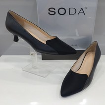 [소다]여성 양가죽 펌프스 4Cm FLF105 검정