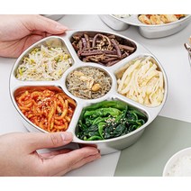 스텐 칸막이 다이어트 나눔 반찬통+뚜껑, 1호