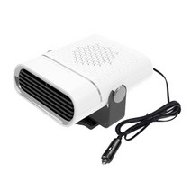 가정용 사무실 업소용 온풍기 U90C 12/24V 자동차 히터 자동 컵 모양 공기 송풍기 전기 팬 실드 Defogging Demister Defroster 휴대용 1, [02] White-24V