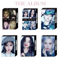 블랙 핑크 3054pcs kpop 스타 포토 카드 lomo 카드 앨범 책갈피 엽서 사진 카드 편지지 팬 선물, 블랙핑크3 55개