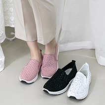 엄마 할머니 선물 무지외반 발편한 신발 쿠션 단화 운동화 슬립온