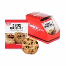 [백화점쿠키] 데이비드 쿠키 초콜릿칩 38g 10개 디보트코리아, 1박스(10개입)