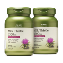 GNC 지앤씨 허브 플러스 밀크시슬 1300mg 60정 * 2개입 Herbal Plus Milk Thistle