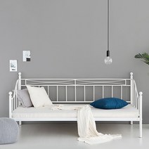 마켓비 ISABELLA 데이베드 침대 싱글사이즈 S 100x200, 에그화이트