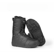 스노우 보드 부츠 보드화 신발 이월 스키 장비 남녀공용 버클 겨울 방한, 블랙