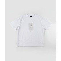 [킨록바이] 누공삼 콜라보 SNOW BERRY 픽처 프린트 티셔츠 (화이트) (CFT48S013)