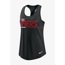 나이키 퍼포먼스 NFL 레이서백 샌프란시스코 49ERS - 내셔널 팀 웨어 블랙 여성용 143791