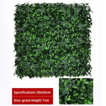 인조잔디 매트 옥상 베란다 테라스 마당 시공 인공 녹색 식물 벽 잔디 인조 패널 5050CM 잎 장식 배경 홈 인테리어, 50cmX50cm, T, T