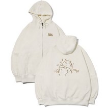 CPGN STUDIO Enjoy CAT 자수 후드 집업 크림 YE