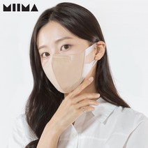 미마마스크 컬러마스크 중형 KF94 40개입 1개, 컬러마스크 중형 베이지 40개입(KF94)