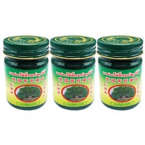 호랑이 타이거 관절염 류마티스 근육통 만능 파스 밤 태국 그린 허브 크림 차가운 두통 밤 연고 리프레, 1개, 1개