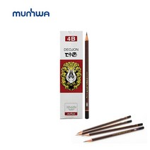 스테들러 노랑연필 134 B (1다스-12개입), 문화더존연필 - 4B