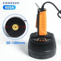 병파쇄기 공업용 분쇄기 프레스ZONESUN ZS-DL800 휴대용 전자기 유도 실러 병 씰링 기계 알루미늄 호일 플, 01 20-100mm_01 220v