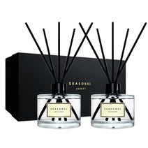 시즈넬 블랙라벨 선물세트 디퓨저 플레인 200ml x 2세트, 자스민(JASMIN)