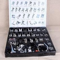 공업용미싱 부품 재봉틀 1132pcs 국내 발 노루발 꼬기 블라인드 스티치 darning 노루발 키트 세트 스티치 액세서리, 32개