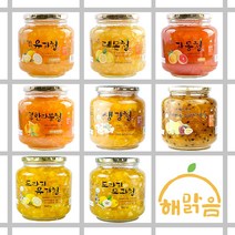 해맑음 과일청 10종 1+1, 도라지모과청+한라봉청