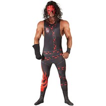 Morph Licensed Classic WWE Kane Adults Halloween Costume - Large, 1
