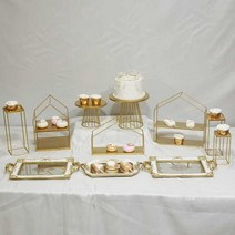 핑거푸드 진열대 플레이팅 케이터링 출장부페 간식, 골든A스타일 5종세트