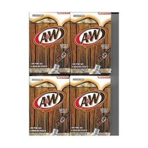 A&W 루트비어 무설탕 싱글 투 드링크 믹스 4팩, root-beer_0.53 Ounce (Pack of