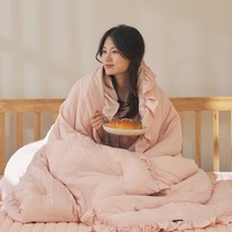 블랑뷰 프릴 워싱 차렵 이불 세트