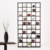 아트미니 40종택1 다기장 다완장 찻장 그릇장 주방장식장 다기 보관함, 20_66x10x45cm(20칸)