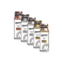 모로토우 고급 금속 메탈릭 페인트 리폼 스프레이 골드 실버 쿠퍼 바니쉬 마감제 프라이머, 420 Metalic silver