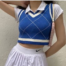 여성 청조끼 데님 베스트 빅사이즈 레이어드 야상조끼 스웨터 조끼 여성 자르기 탑 슬림 한 편안한 유행