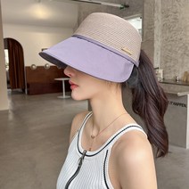 아즈블리 챙 넓은 모자 데일리 썬캡