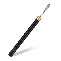 LMDZ 가죽 가장자리 오일 펜 상단 염료 롤러 샌들 우드 공예 도구 어플리케이터 빠른 페인트, 02 Black B