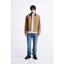 독일 자라 ZARA 기본 헤비 웨이트 티셔츠 - 흰색