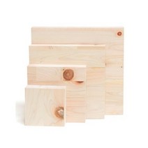 아이베란다 목재자투리모음 소품제작용 스트링아트재료, 10.히노끼집성18T 250x250(1개)