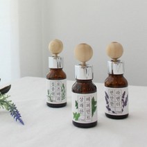 PGM1*^몰THS 더허브샵 천연 에센셜오일 미니 디퓨저 17ml 8종택 실내 향기 공간 퓨져 방향 탈취^*1췤pgm, *^^옵션*^집중력로즈마리 04127