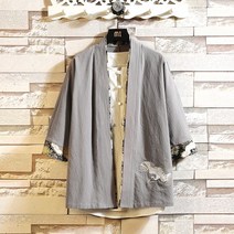 남성 퓨전 생활 개량 절 법 한복 선학 자수 두루마기 도포