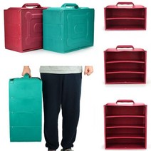 중국집 철가방 플라스틱 배달통2단3단4단, 3단, 적색