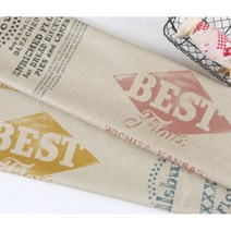 혜인천 대폭 워싱린넨 라미네이트) 베스트best 2컬러, 레드
