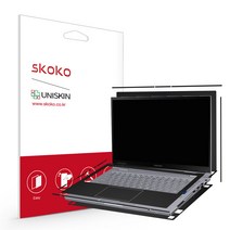 스코코 갤럭시북 플렉스 알파 13인치 NT730QCR NT730QCJ 유니스킨 전신 외부보호필름 4종