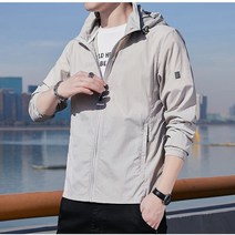 SMOPIG 남자 여름 캐주얼 경량 점퍼