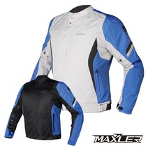 맥슬러 에어쿠페 자켓 / 2레이어 풀메쉬 풀보호대 / Maxler 바이크 이중 더블 자켓, 블루