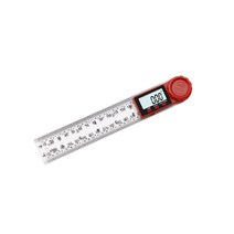 디지털 각도계 각도기 수평계 경사계, 각도기 200mm, 1개