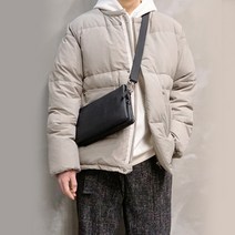 고퀄 세련된 남성 국내 토고 소가죽 미니 크로스백