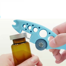 앰플따개 바이알 오프너 앰플 브레이커 병따개, 핑크 병따개 무료 10 그라인딩 휠